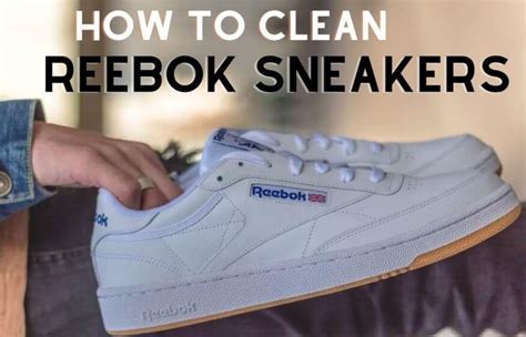 how to clean reebok shoes.